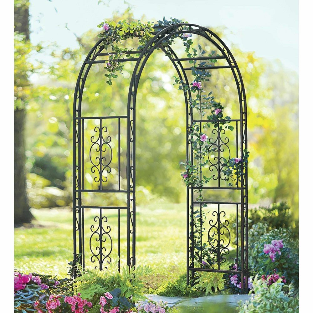 Montebello Iron Garden Arbor | Plow & Hearth