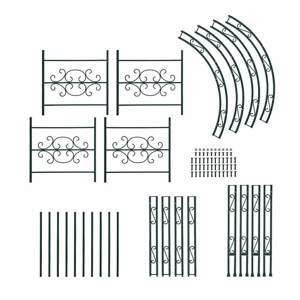 Montebello Iron Garden Arbor | Plow & Hearth