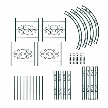 Montebello Iron Garden Arbor | Plow & Hearth