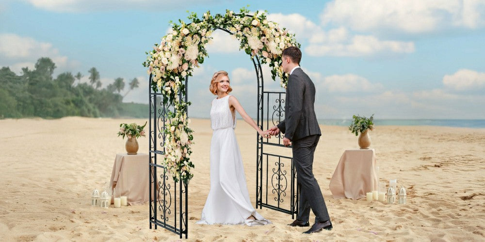 Montebello Iron Garden Arbor | Plow & Hearth