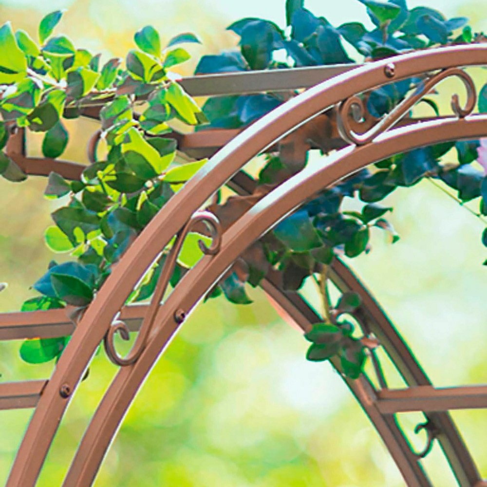 Iron Montebello Arbor with Gate | Plow & Hearth