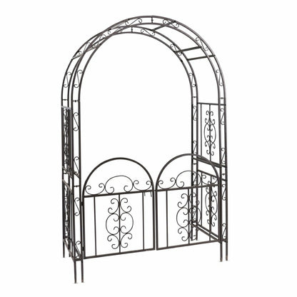 Iron Montebello Arbor with Gate | Plow & Hearth