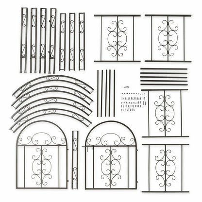 Iron Montebello Arbor with Gate | Plow & Hearth