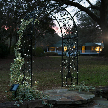 Metal Garden Arbor with Tree of Life Design | Plow & Hearth