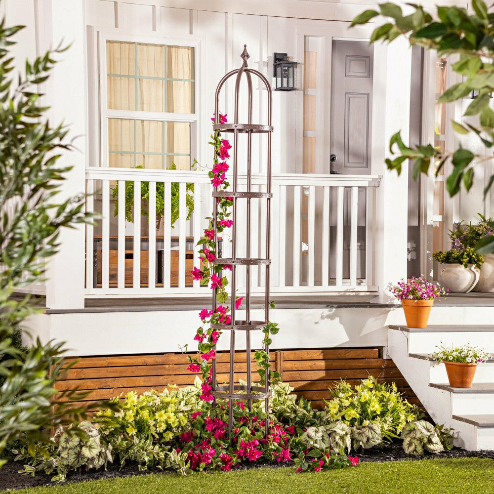 Steel Garden Obelisk | Plow & Hearth