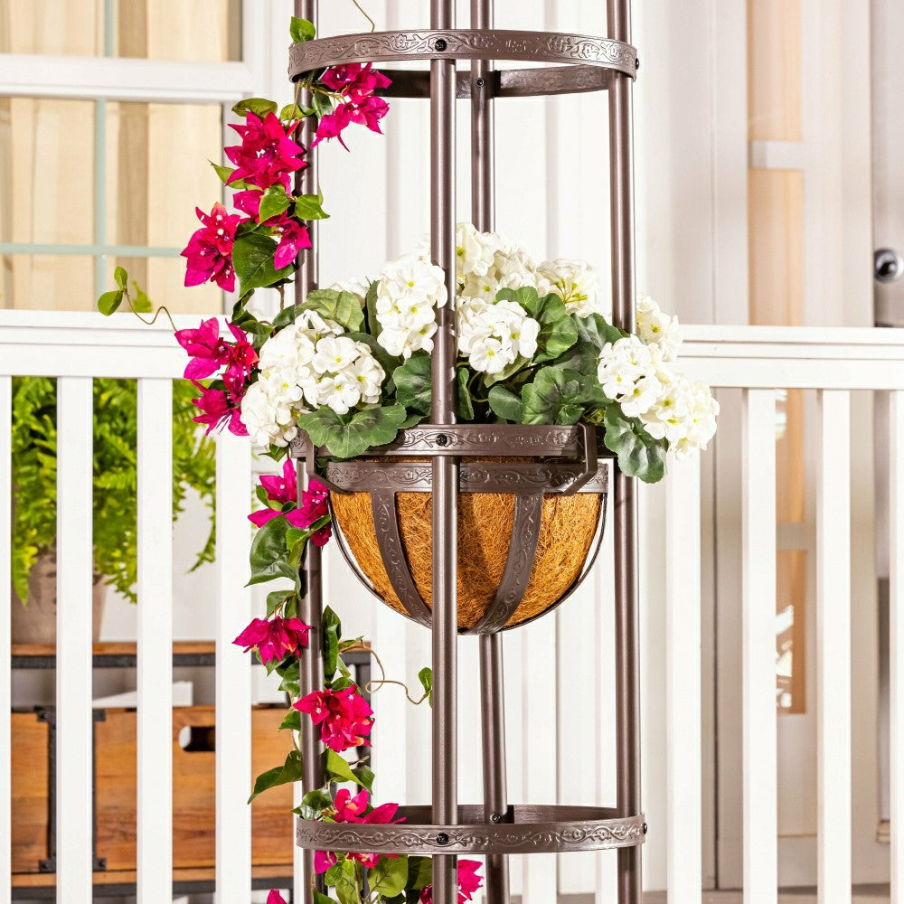 Steel Garden Obelisk | Plow & Hearth