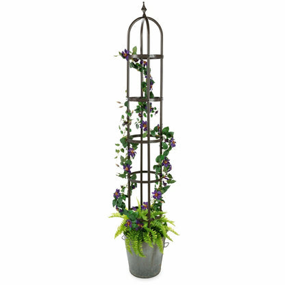 Steel Garden Obelisk | Plow & Hearth