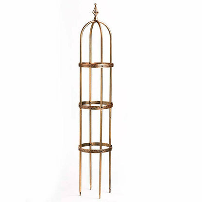 5' Powder-Coated Steel Garden Obelisk | Plow & Hearth