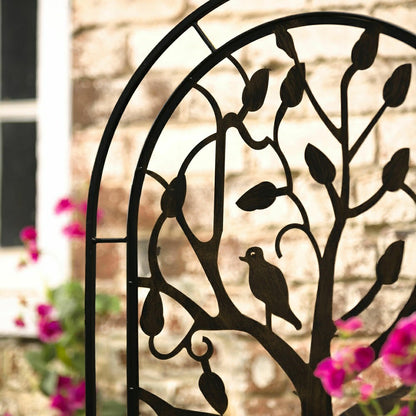 Metal Garden Trellis w/Tree of Life Design | Plow & Hearth