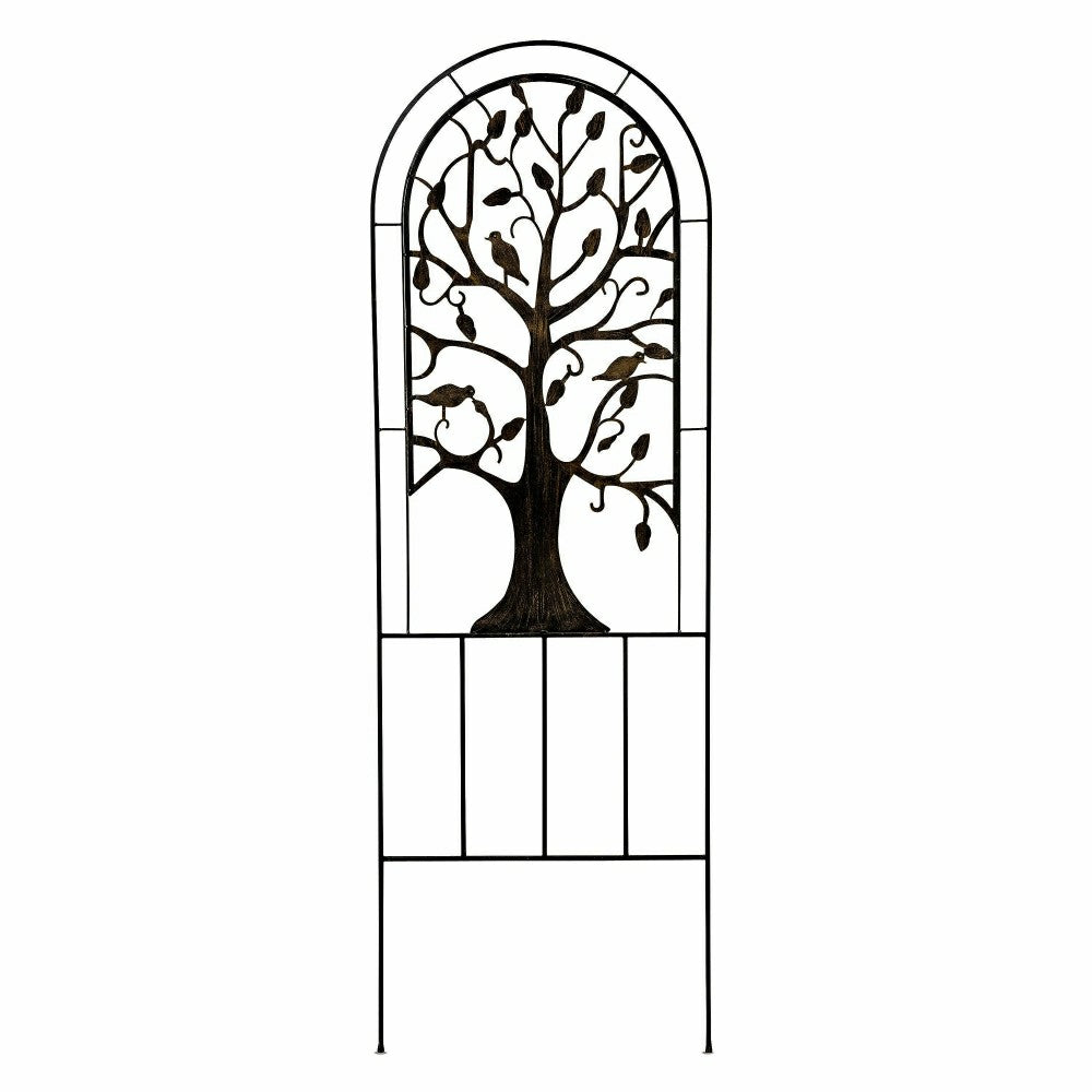 Metal Garden Trellis w/Tree of Life Design | Plow & Hearth