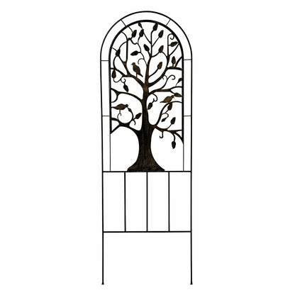Metal Garden Trellis w/Tree of Life Design | Plow & Hearth