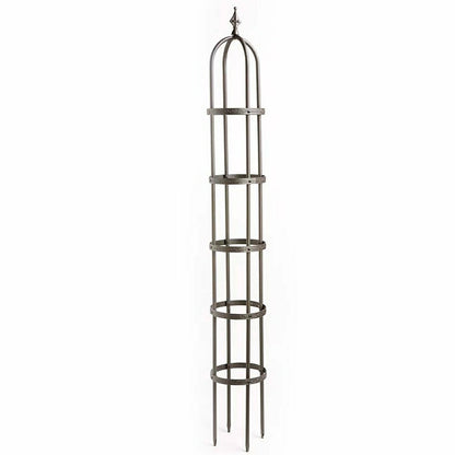 7' Powder-Coated Steel Garden Obelisk | Plow & Hearth