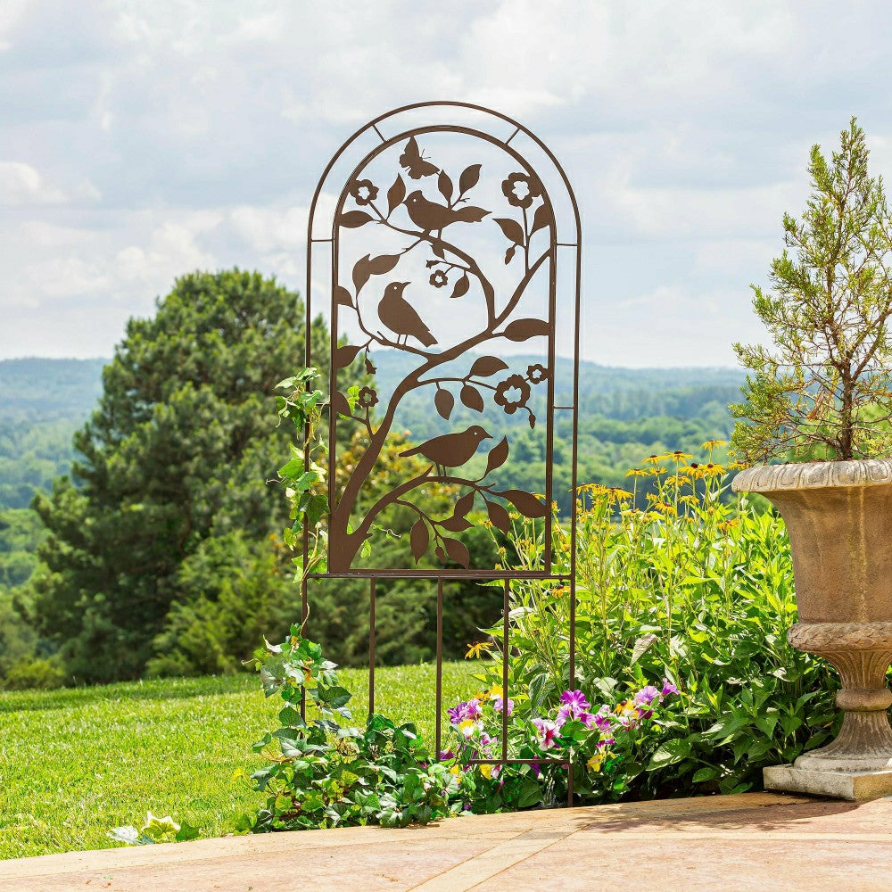 Metal Song Bird Trellis | Plow & Hearth