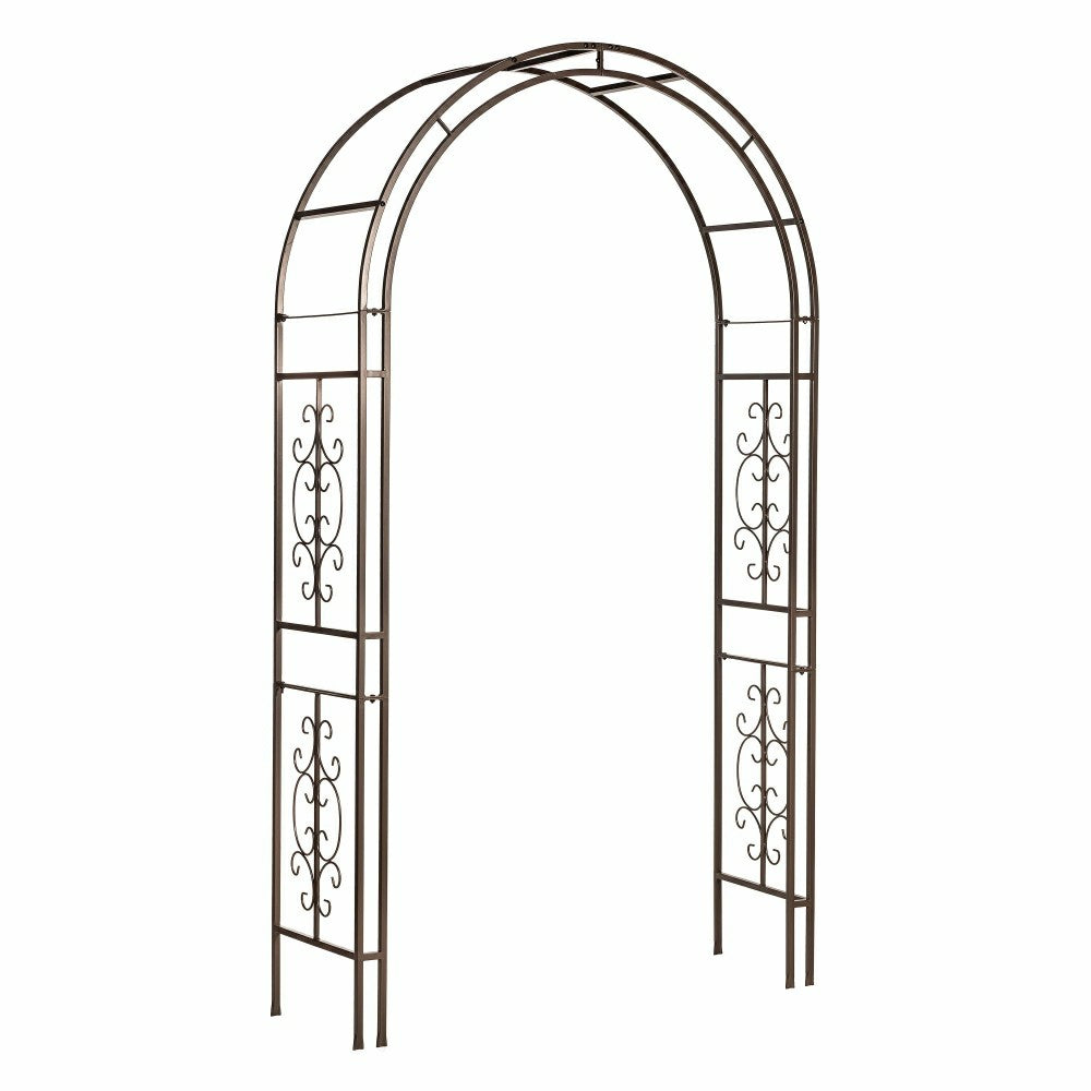 Bronze Montebello Slimline Garden Arbor | Plow & Hearth