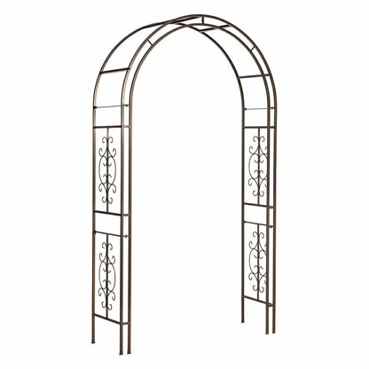 Bronze Montebello Slimline Garden Arbor | Plow & Hearth