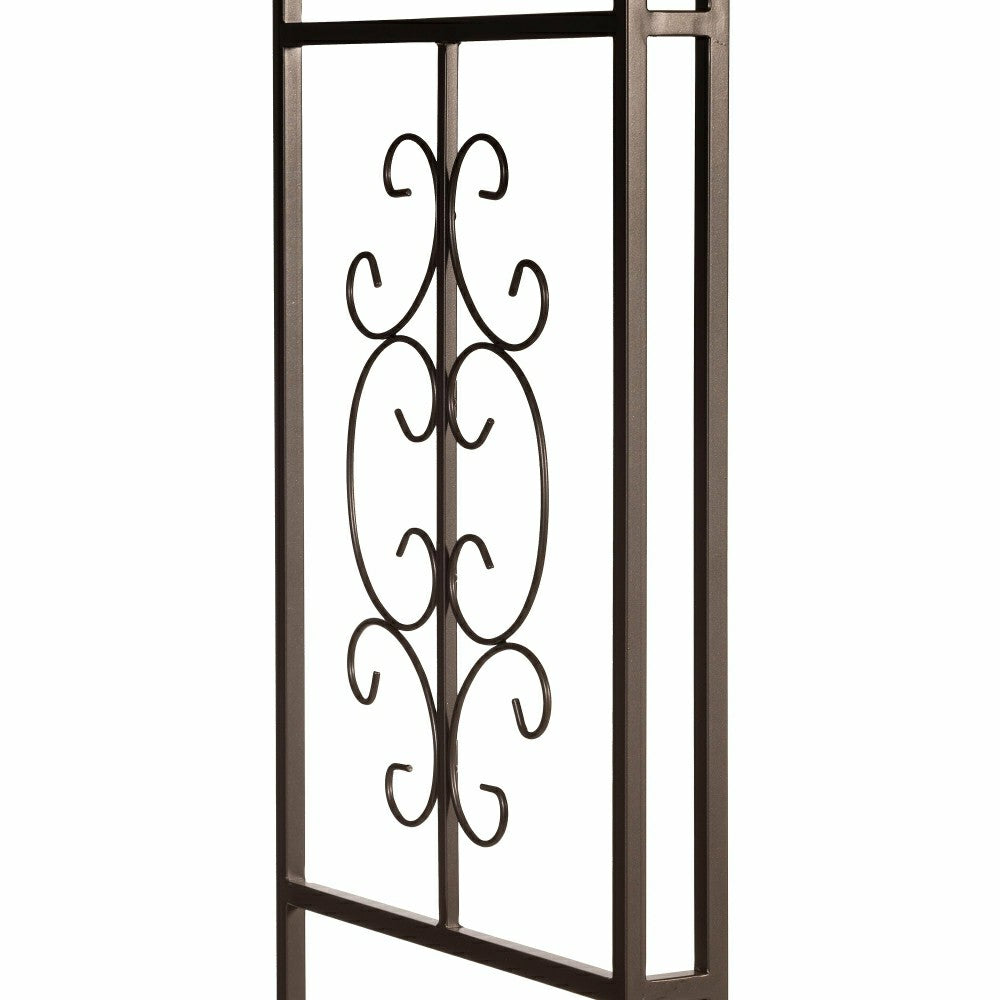 Bronze Montebello Slimline Garden Arbor | Plow & Hearth