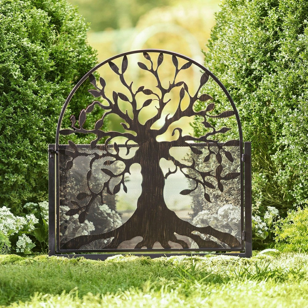 Metal Garden Gate with Tree of Life Design | Plow & Hearth