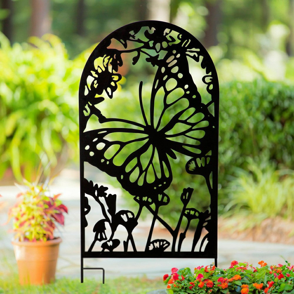 Metal Butterfly Trellis | Plow & Hearth