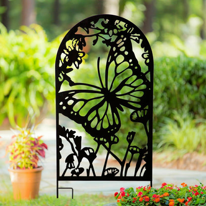 Metal Butterfly Trellis | Plow & Hearth