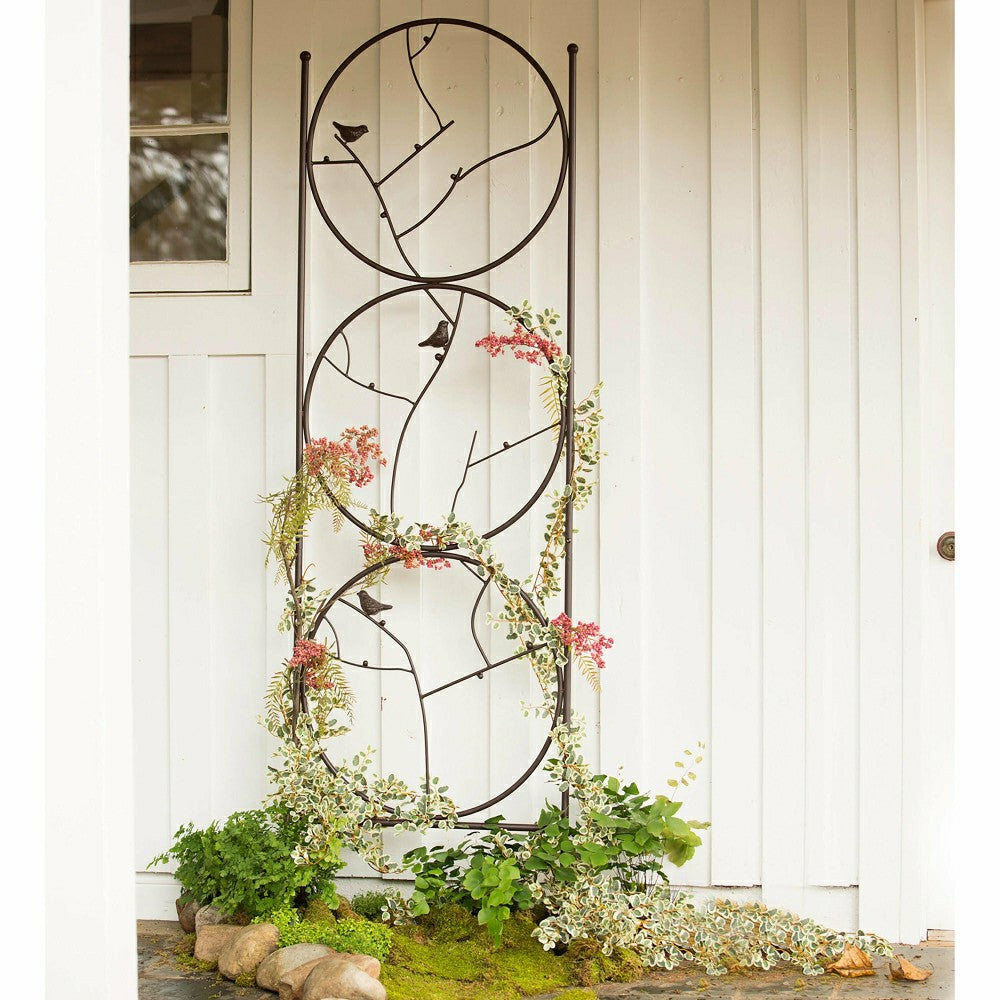 Circle Of Birds Trio Garden Trellis | Plow & Hearth