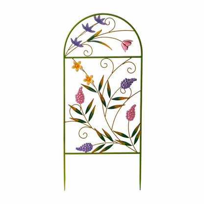 Spring Blooms Iron Garden Trellis Stake | Plow & Hearth