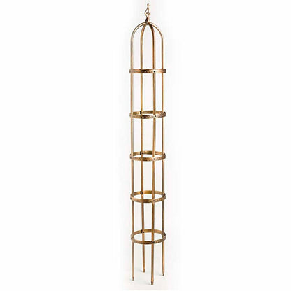 7' Powder-Coated Steel Garden Obelisk | Plow & Hearth