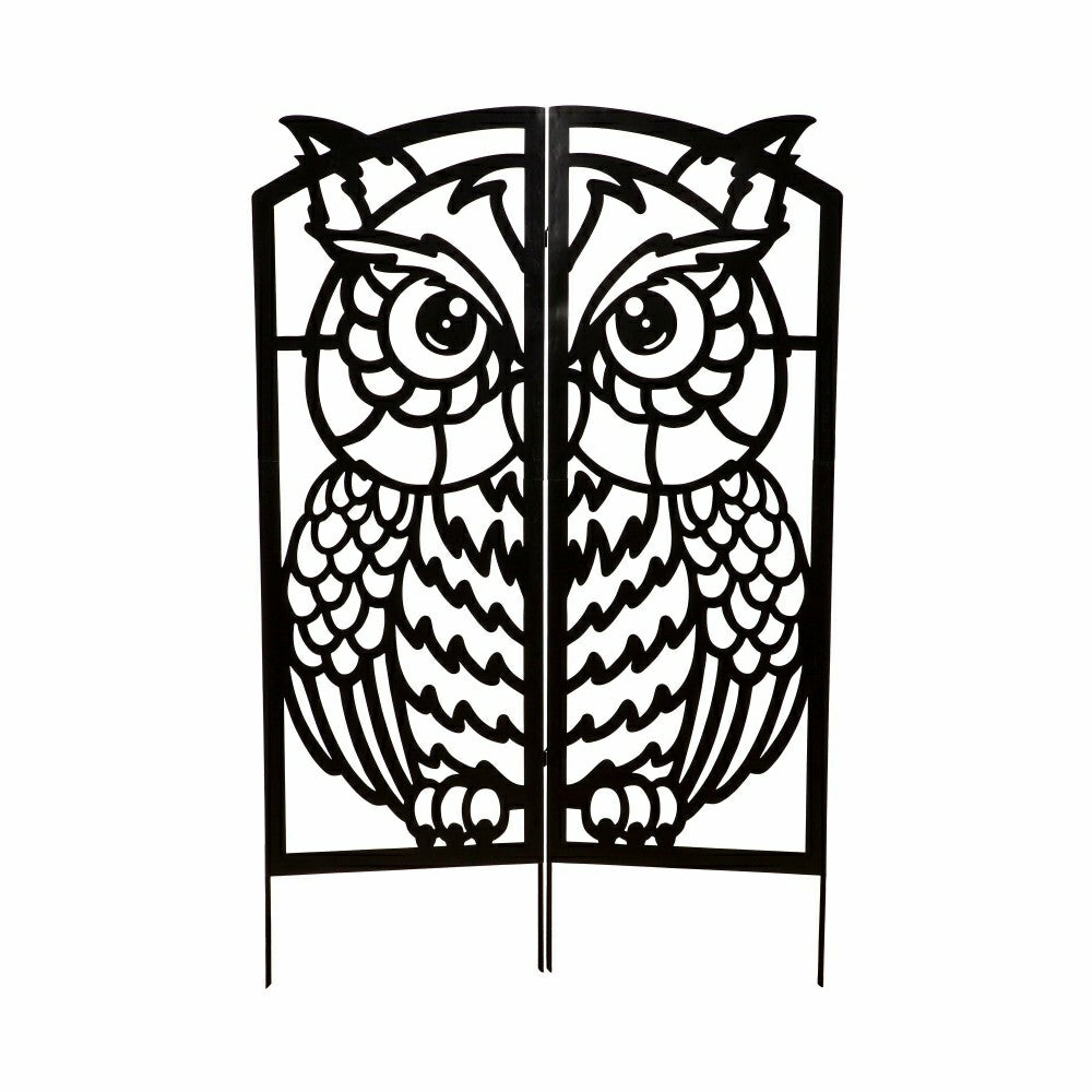 Metal Folding Owl Garden Trellis | Plow & Hearth