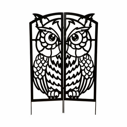 Metal Folding Owl Garden Trellis | Plow & Hearth