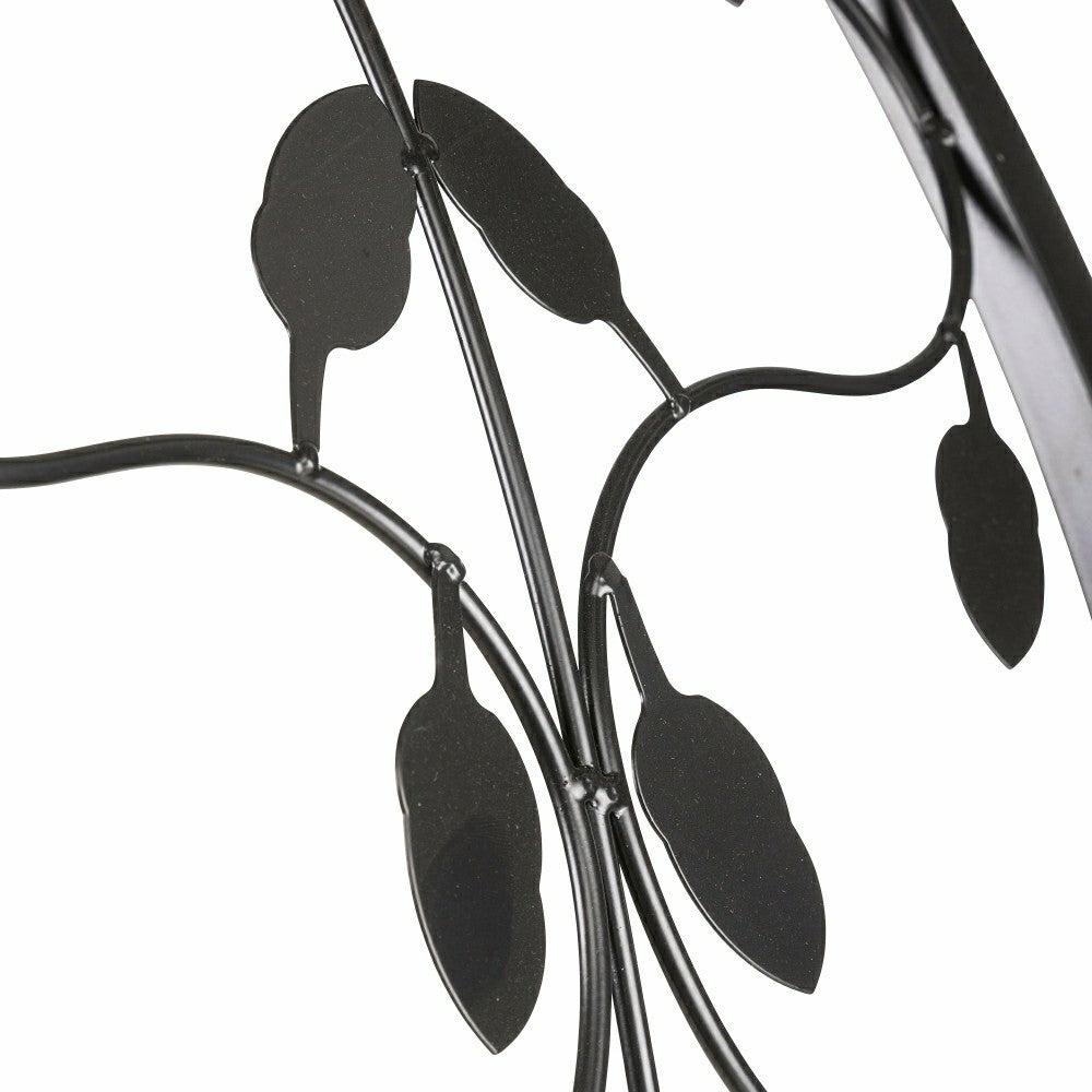 Metal Tree of Life Arched Garden Arbor with Gate | Plow & Hearth