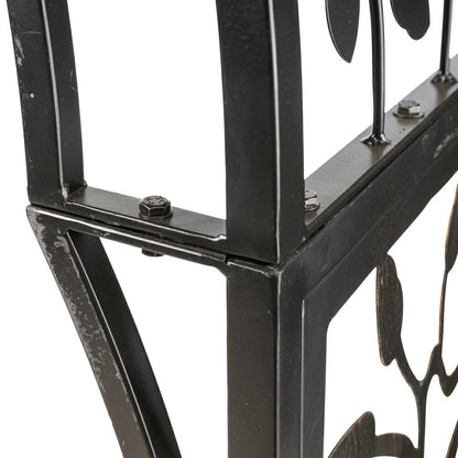 Metal Tree of Life Arched Garden Arbor with Gate | Plow & Hearth