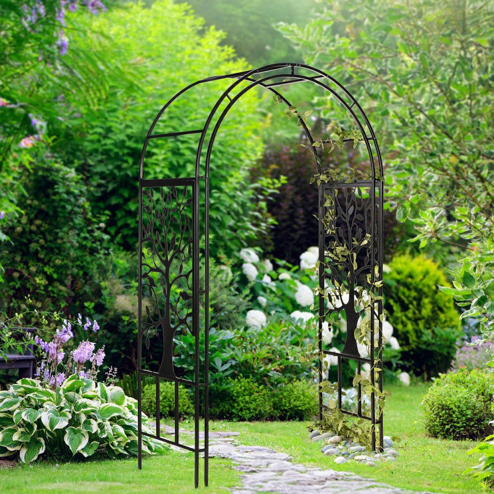 Metal Tree of Life Garden Arbor | Plow & Hearth