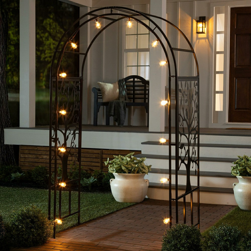 Metal Tree of Life Garden Arbor | Plow & Hearth