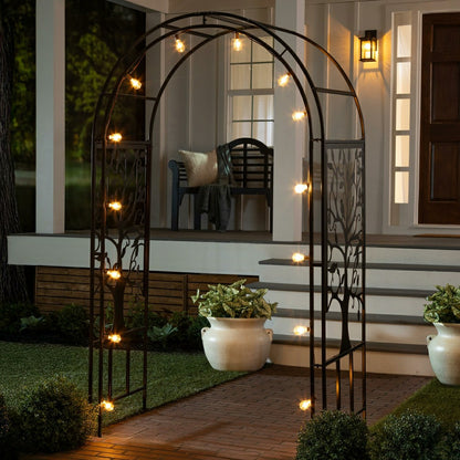 Metal Tree of Life Garden Arbor | Plow & Hearth
