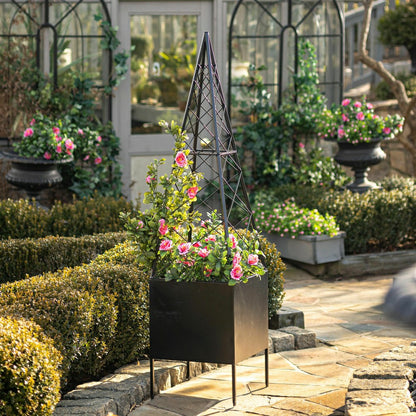 Triangular Obelisk Planter | Plow & Hearth