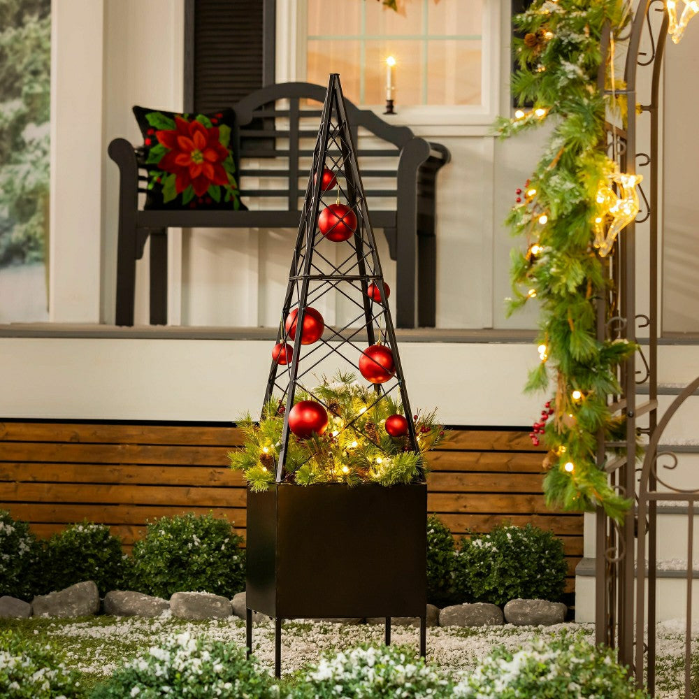 Triangular Obelisk Planter | Plow & Hearth