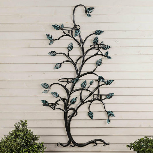 Hanging Tree Trellis with Pot Holders | Plow & Hearth