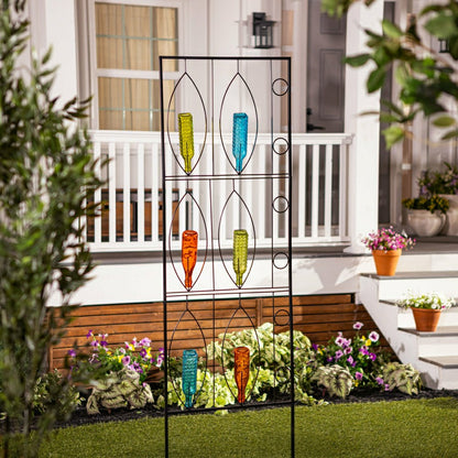 Bottle Holder Metal Trellis | Plow & Hearth