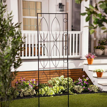 Bottle Holder Metal Trellis | Plow & Hearth