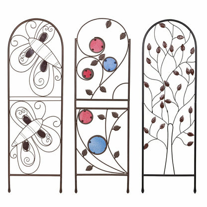 Metal Trellis with Glass Accents | Plow & Hearth