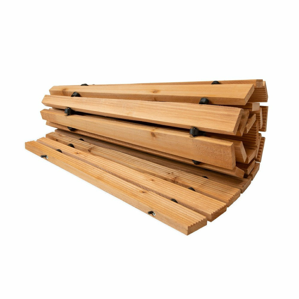 Portable Wooden Curved Pathway | Plow & Hearth