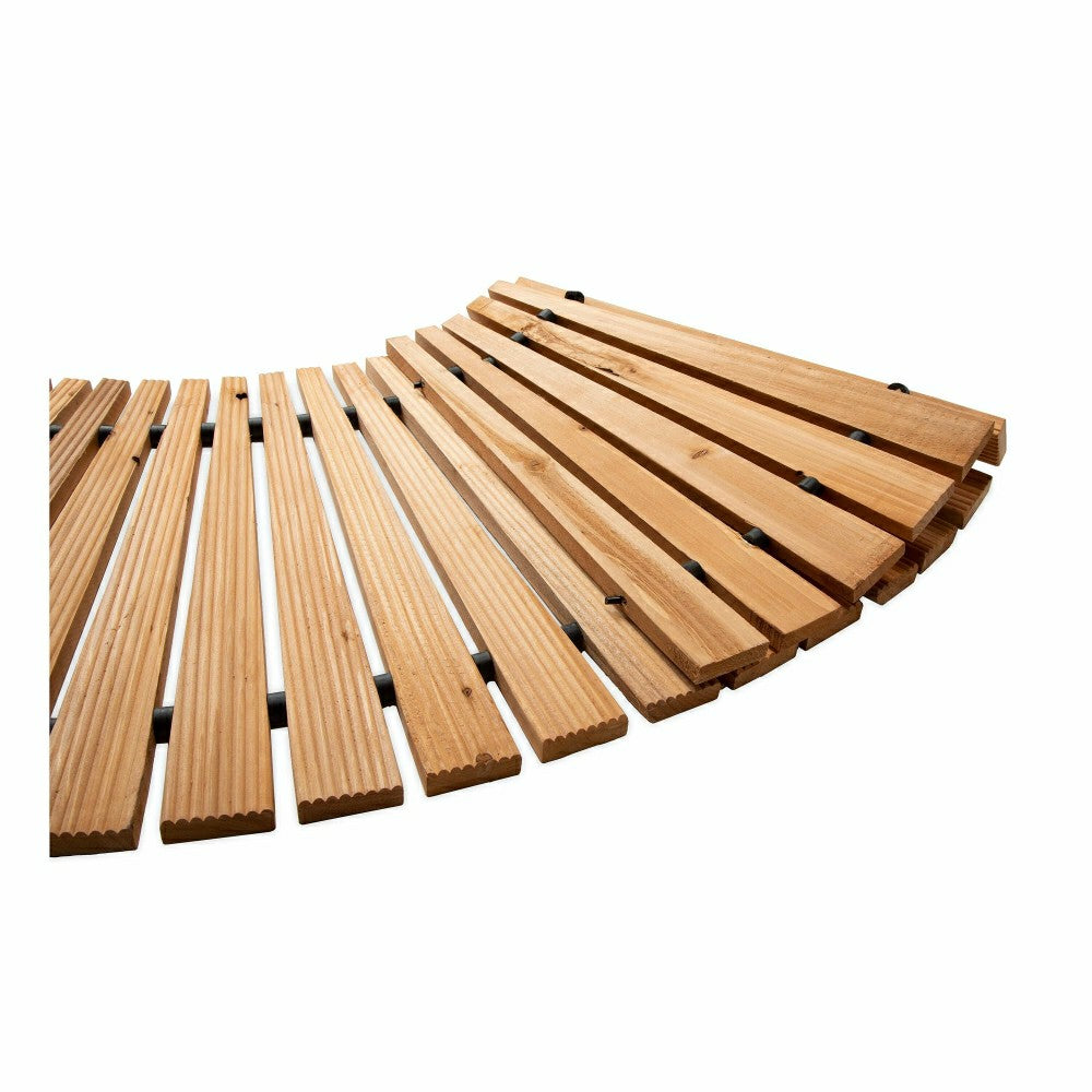 Portable Wooden Curved Pathway | Plow & Hearth