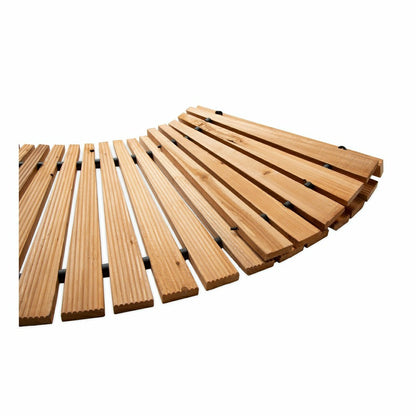 Portable Wooden Curved Pathway | Plow & Hearth