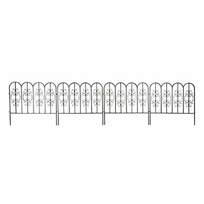 Iron Garden Fencing 4-Piece Set | Plow & Hearth
