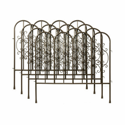 Iron Garden Fencing 4-Piece Set | Plow & Hearth