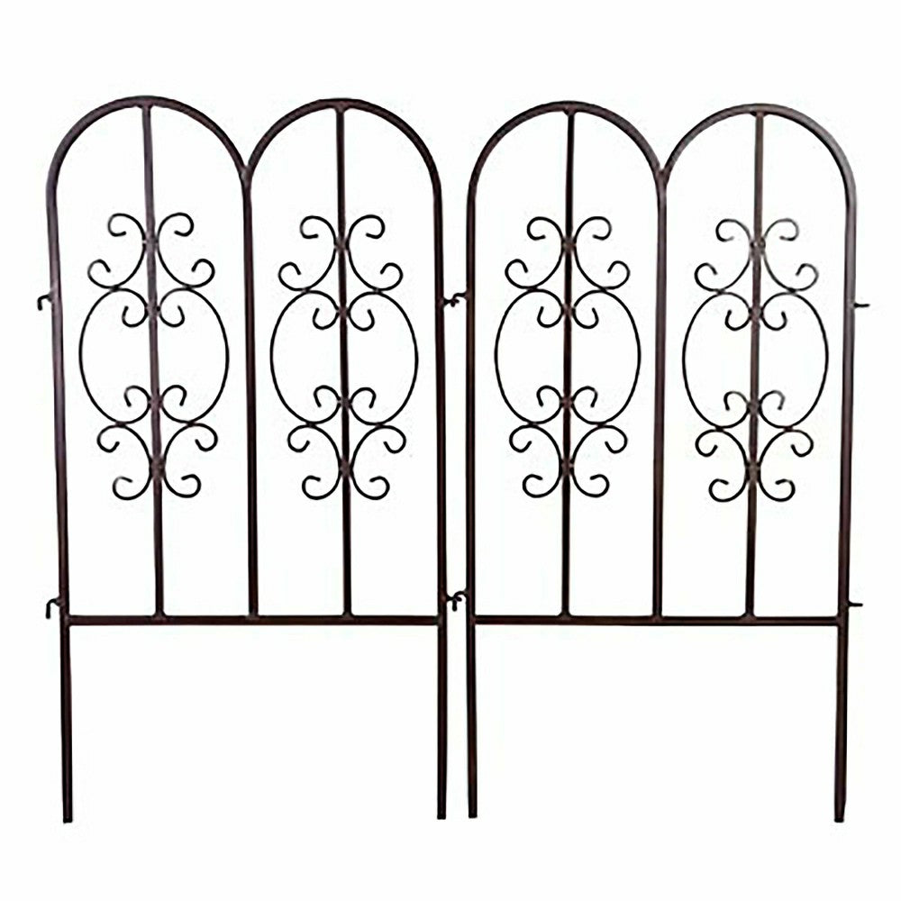 Montebello Iron Garden Fencing, Set of 2 | Plow & Hearth