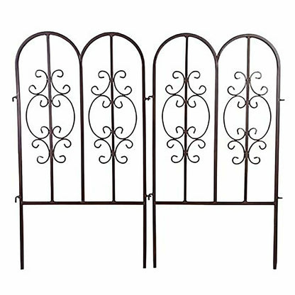 Montebello Iron Garden Fencing, Set of 2 | Plow & Hearth
