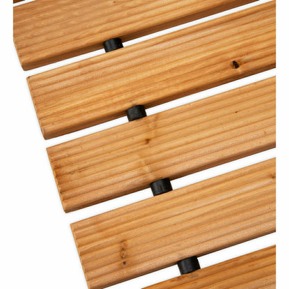 6' Portable Roll-Out Straight Cedar Pathway | Plow & Hearth