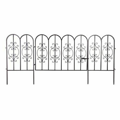 Montebello Iron Garden Fencing with Gate | Plow & Hearth