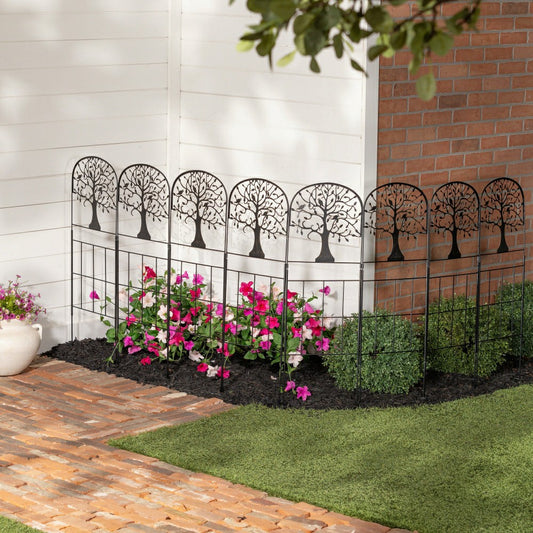 6 Ft. Tree of Life Tall Iron Garden Edging | Plow & Hearth