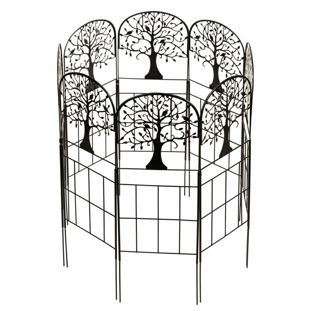 6 Ft. Tree of Life Tall Iron Garden Edging | Plow & Hearth
